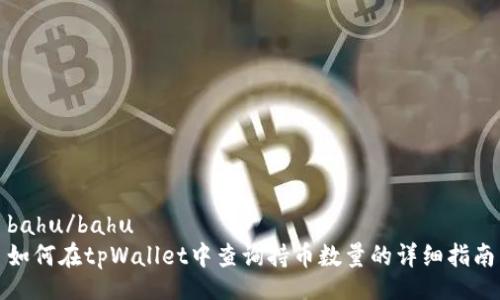 bahu/bahu
如何在tpWallet中查询持币数量的详细指南