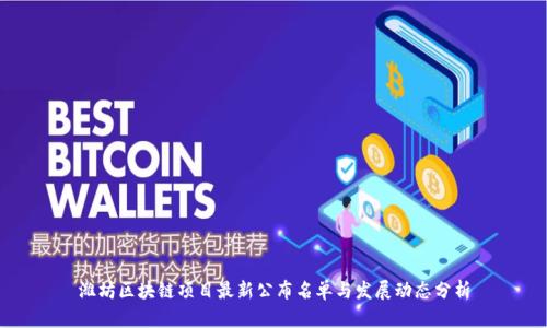 潍坊区块链项目最新公布名单与发展动态分析